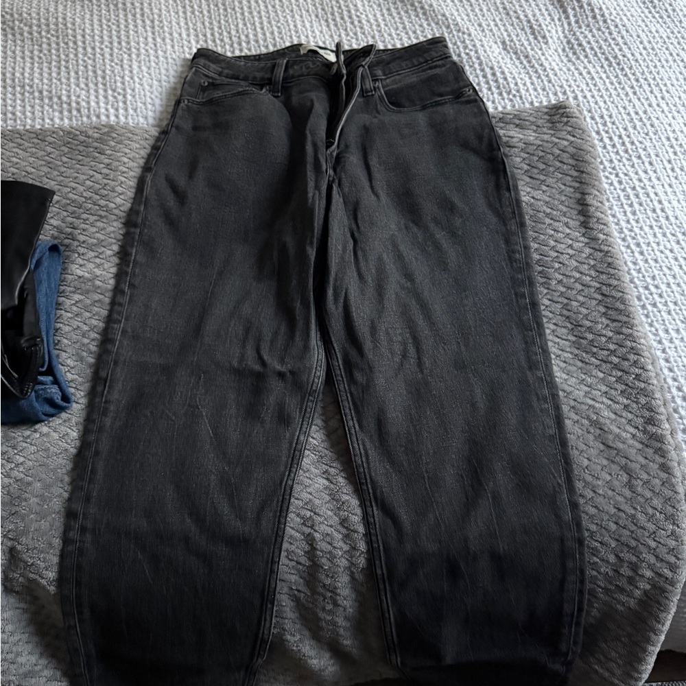Abercrombie & Fitch Washed Black Denim Jeans